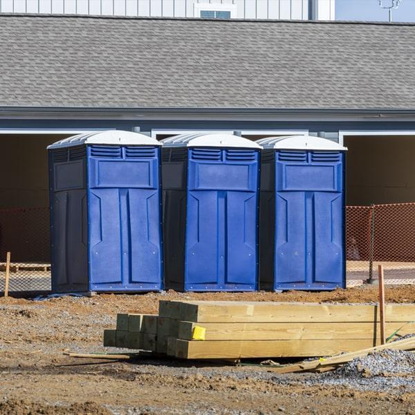 Heavy-duty construction site porta potty in Bartlesville, Oklahoma